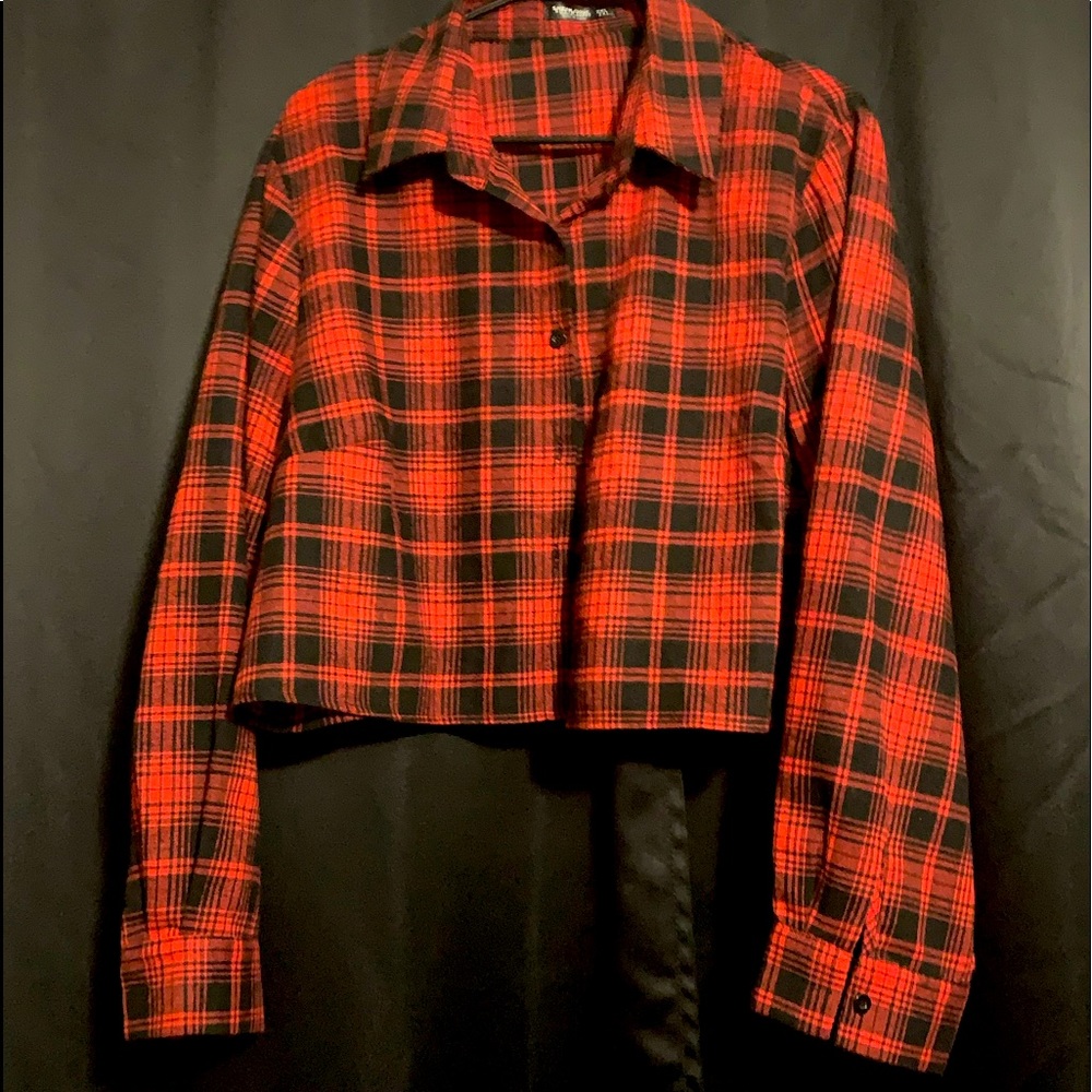 red flannel shirt